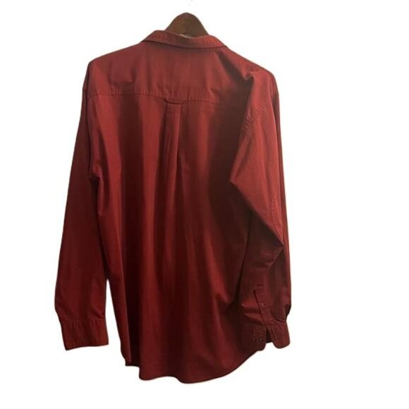 Cabela's Maroon Outdoor Gear Shirt XL Tall - Picture 2 of 5
